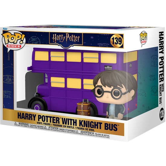 FIGURA POP RIDES SUPER DELUXE HARRY POTTER – HARRY POTTER WITH KNIGHT BUS