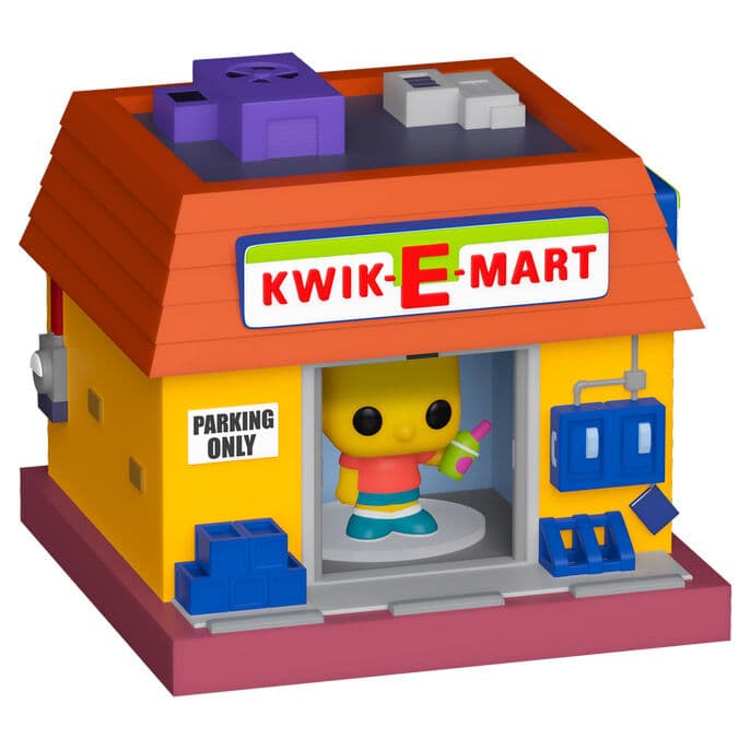Figura Bitty POP Town Simpsons Bart Simpsons and Kwik-E-Mart