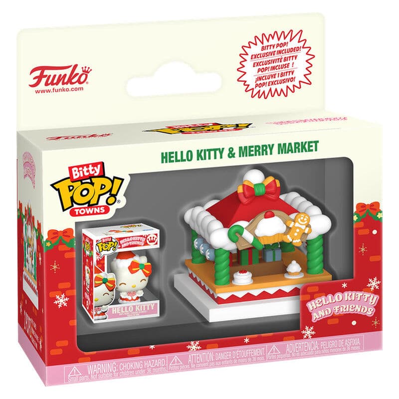 Figura Bitty POP Towns Hello Kitty and Merry Market