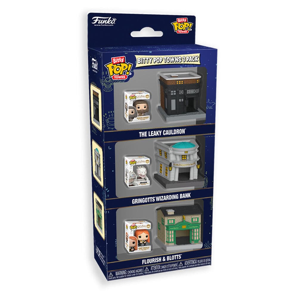 Blister 3 Bitty Pop! Towns Harry Potter