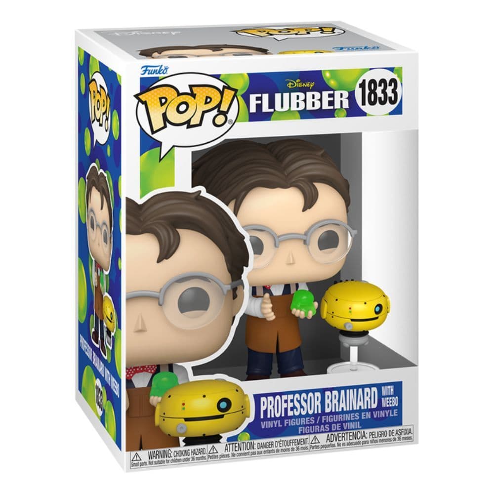 Figura POP Disney Flubber Professor Brainard with Weebo