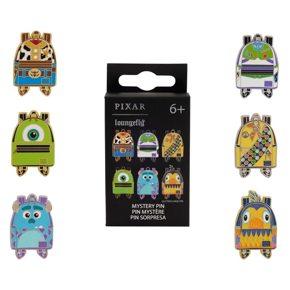 Blind Box Mystery Enamel Pin Disney Pixar Loungefly surtido