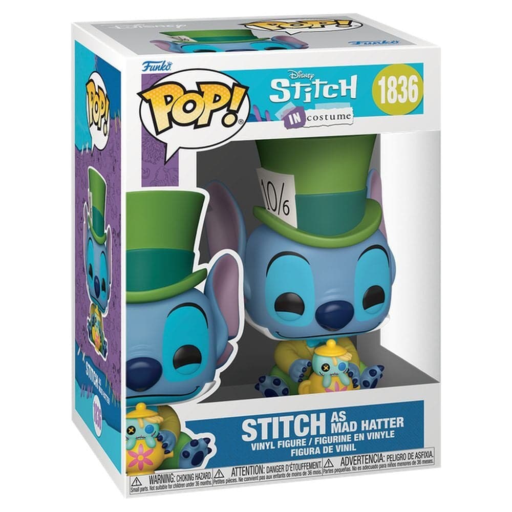 Figura POP Disney Stitch as Mad Hatter