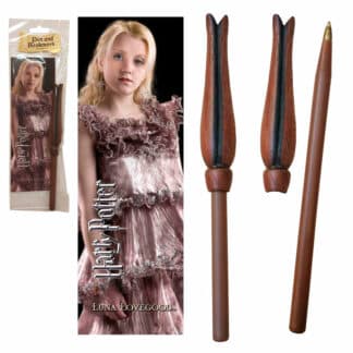 Varita boligrafo y marcapaginas Luna Lovegood Harry Potter