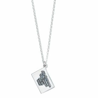 Colgante Hogwarts Acceptance Letter Harry Potter plata