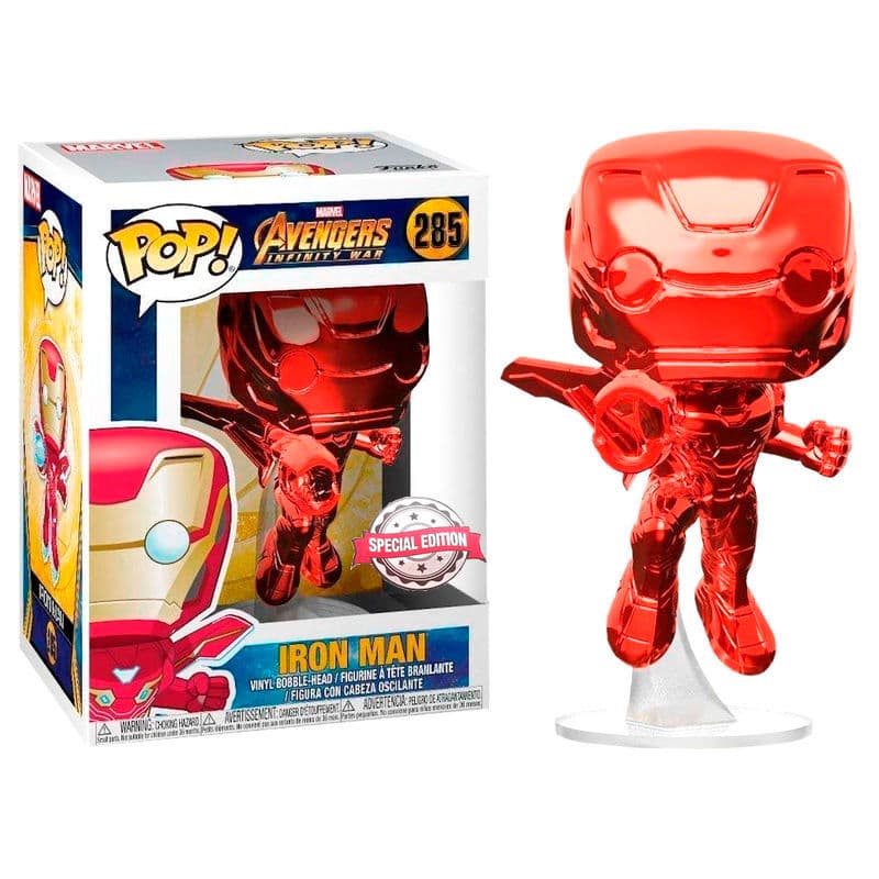 Figura POP Marvel Avengers Infinity War Iron Man Red Exclusive