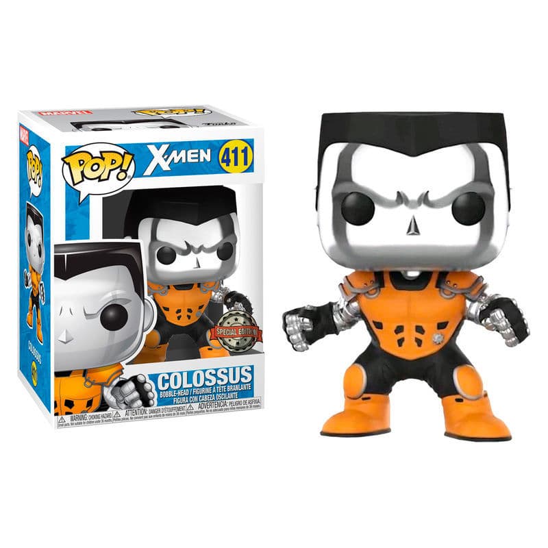 Figura POP Marvel X-Force Colossus Silver Chrome Exclusive