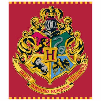 Manta Hogwarts Harry Potter premium coralina