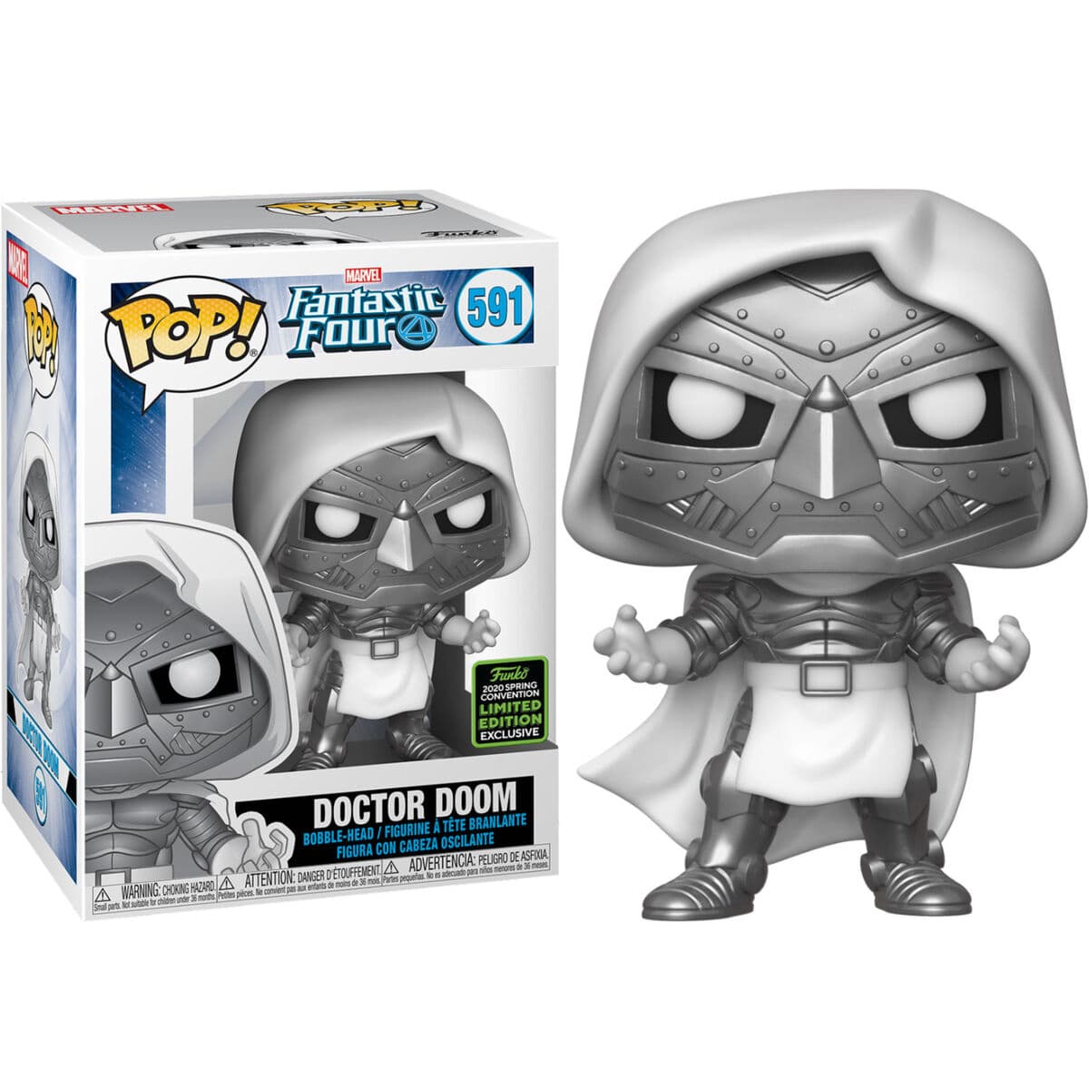 Figura POP Marvel Los 4 Fantasticos Doctor Doom Exclusive