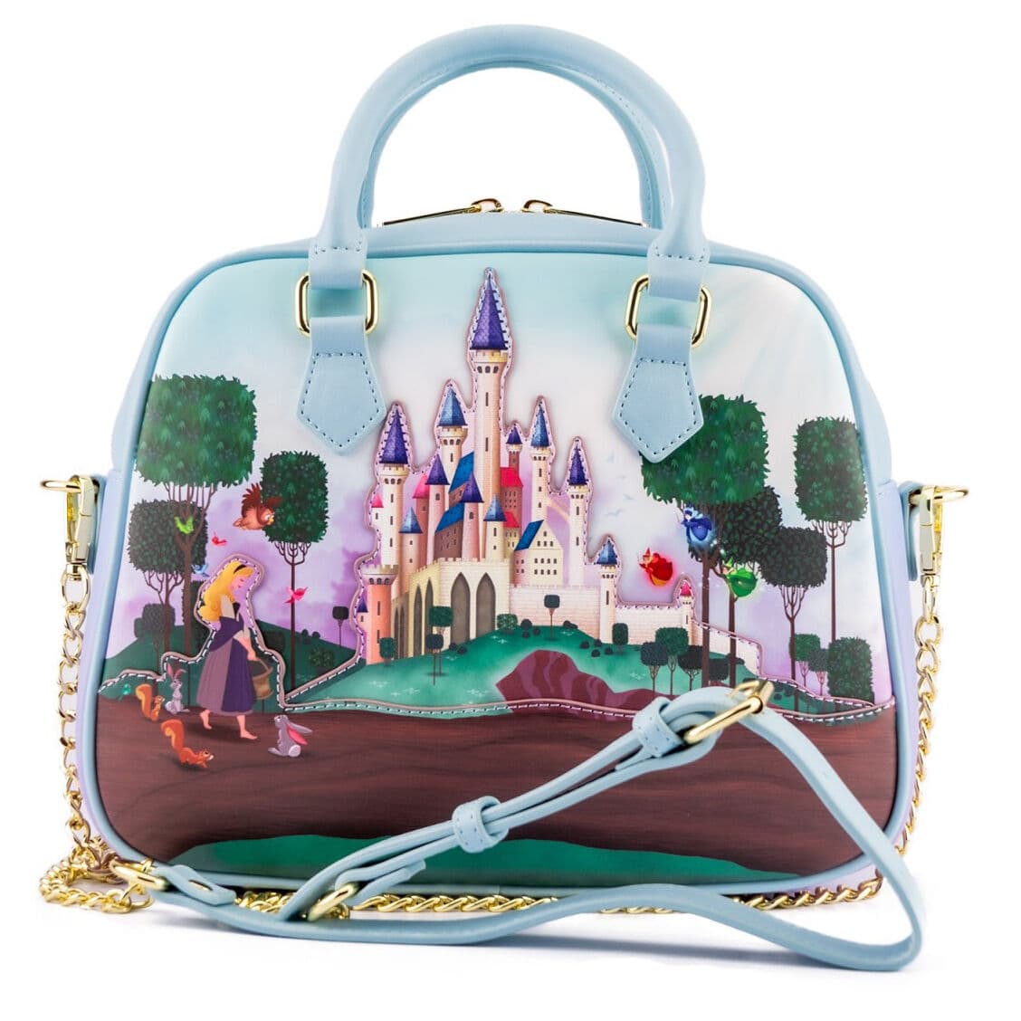 Bolso Bandolera Castillo La Bella Durmiente Disney Loungefly