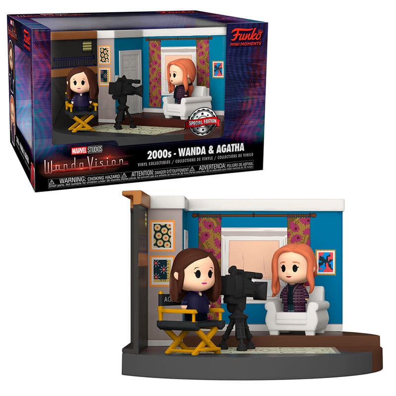 Figura Mini Moments Marvel Wanda Vision Wanda & Agatha Exclusivo
