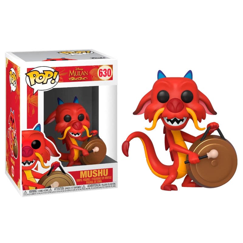 Figura POP Disney Mulan Mushu with Gong