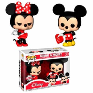 Blister 2 figuras POP Disney Valentine Mickey & Minnie Exclusive