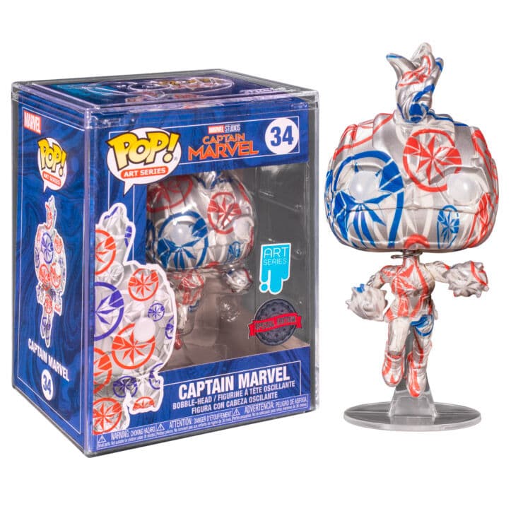 Figura POP Patriotic Age Captain Marvel Exclusive