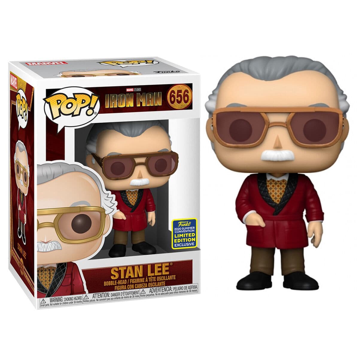 Figura POP Iron Man Stan Lee Exclusive