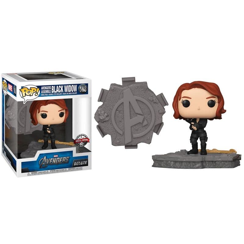 Figura POP Marvel Deluxe Avengers Black Widow Assemble Exclusive