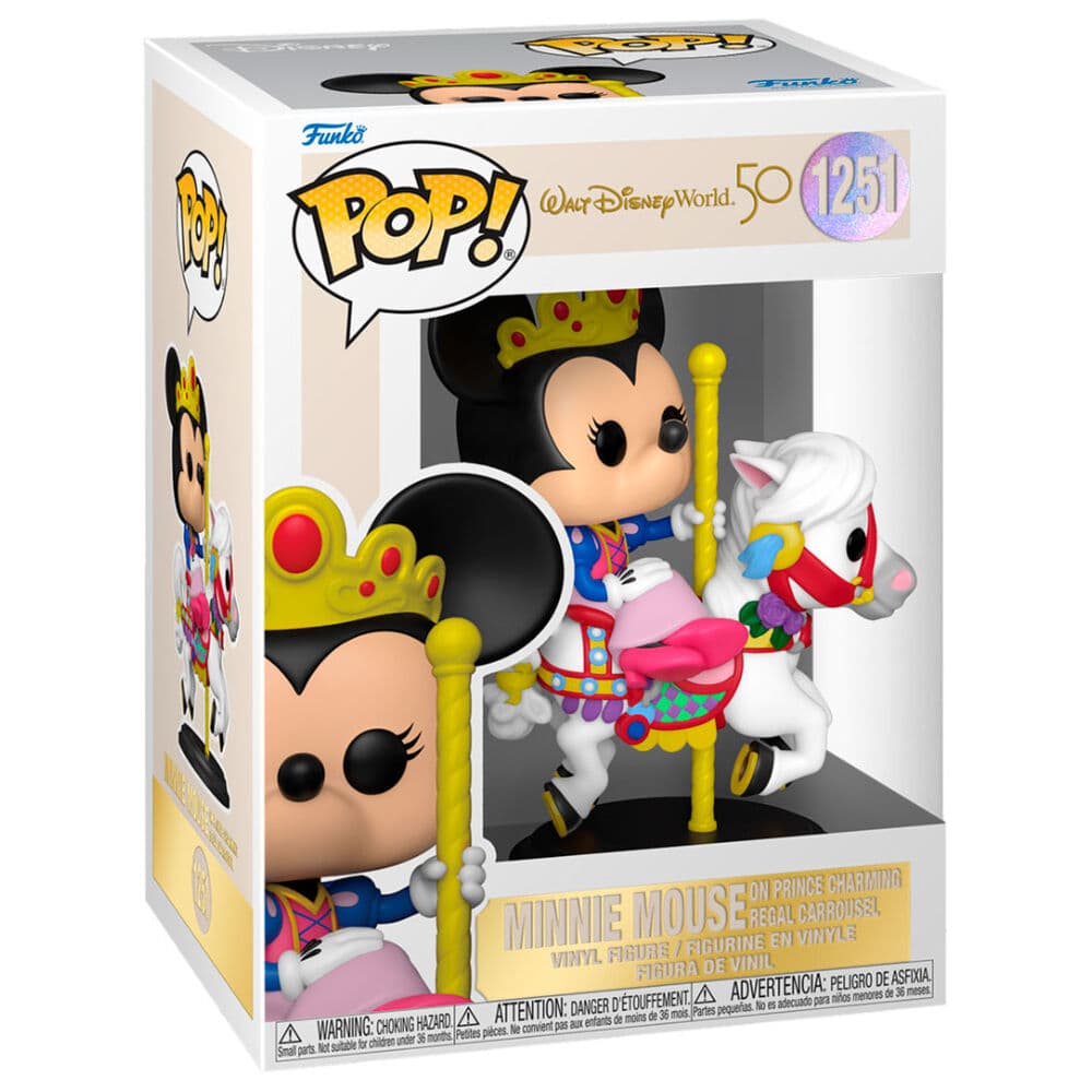 Figura POP Walt Disney World 50th Anniversary Minnie Mouse Carrousel