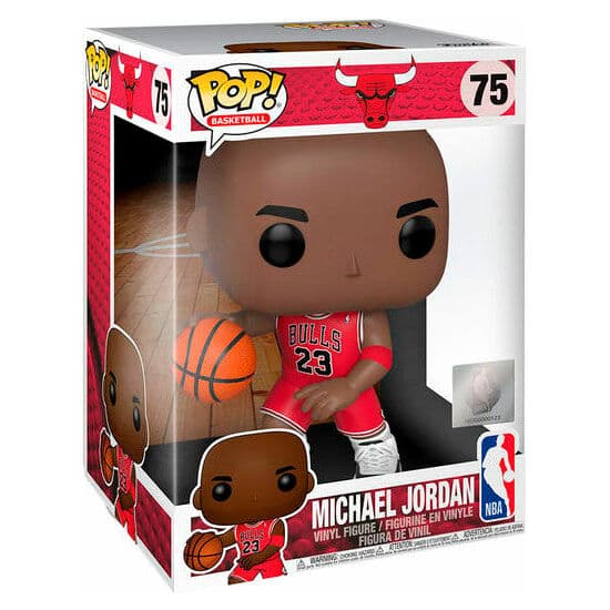 FIGURA POP NBA BULLS MICHAEL JORDAN RED JERSEY 25CM