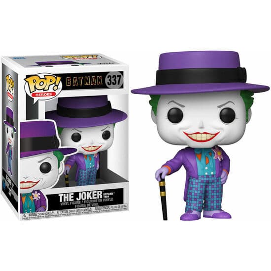FIGURA POP DC COMICS BATMAN 1989 JOKER WITH HAT