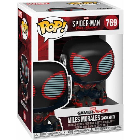 FIGURA POP MARVEL SPIDERMAN MILES MORALES 2020 SUIT
