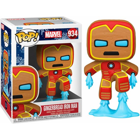 FIGURA POP MARVEL HOLIDAY IRON MAN