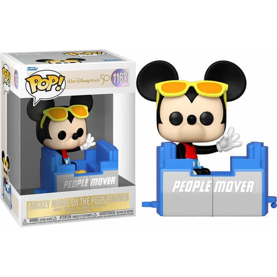 FIGURA POP DISNEY WORLD 50TH ANNIVERSARY MICKEY PEOPLE MOVER