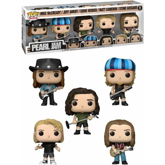 SET 5 FIGURAS POP PEARL JAM