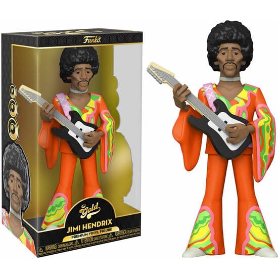 FIGURA VINYL GOLD JIMI HENDRIX 30CM