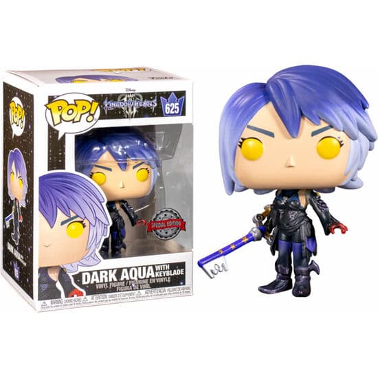 FIGURA POP DISNEY KINGDOM HEARTS 3 DARK AQUA WITH KEYBLADE EXCLUSIVE