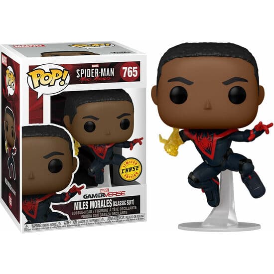 FIGURA POP SPIDERMAN MILES MORALES CLASSIC SUIT CHASE