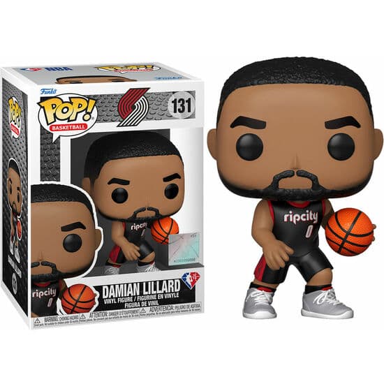 FIGURA POP NBA BLAZERS DAMIAN LILLARD CITY EDITION 2021