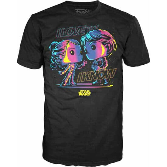 CAMISETA HAN LOVES LEIA STAR WARS