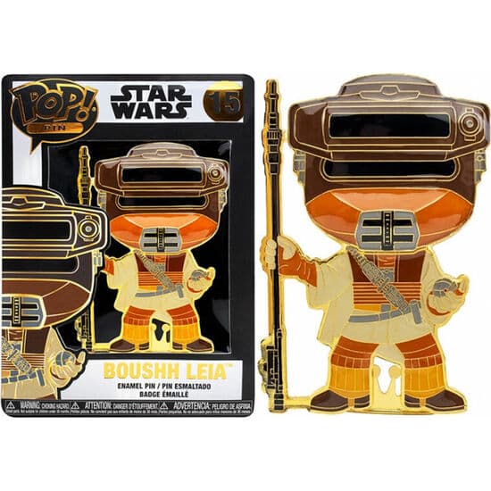 POP PIN STAR WARS BOUSHH LEIA 10CM