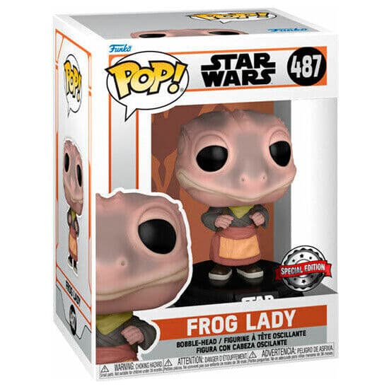 FIGURA POP STAR WARS THE MANDALORIAN FROG LADY EXCLUSIVE