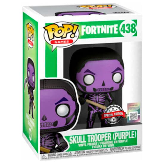 FIGURA POP FORTNITE SKULL TROOPER PURPLE EXCLUSIVE