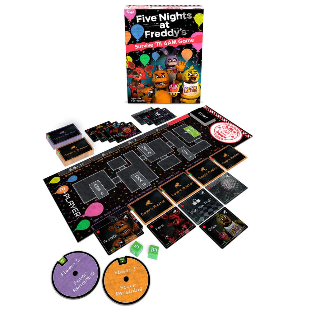 Juego mesa Ingles Five Nights at Freddy’s Survive ‘Til 6AM Game