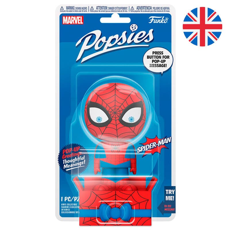 Figura Popsies Marvel Spiderman Ingles
