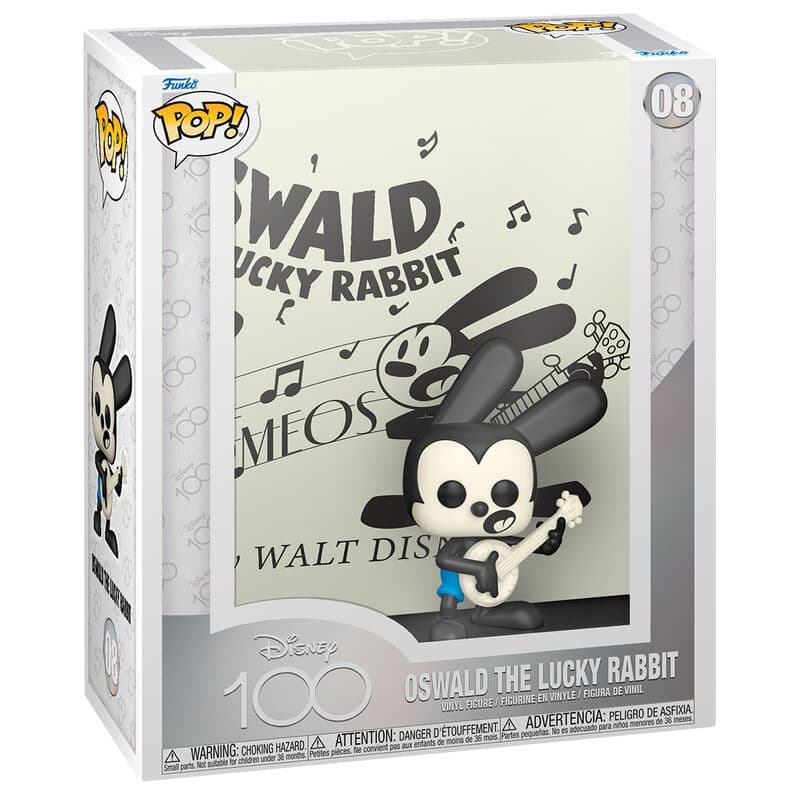 Figura POP Art Cover Disney 100th Oswald El Conejo Afortunado