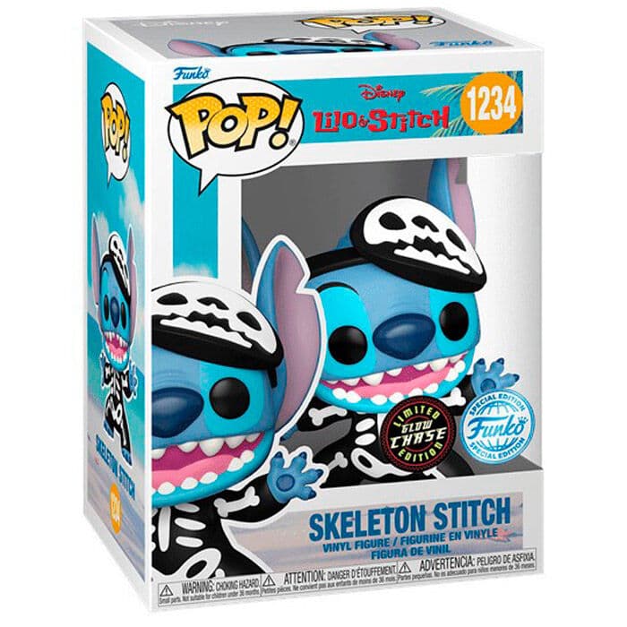Figura POP Disney LiLo & Stitch Skeleton Stitch Chase Exclusive
