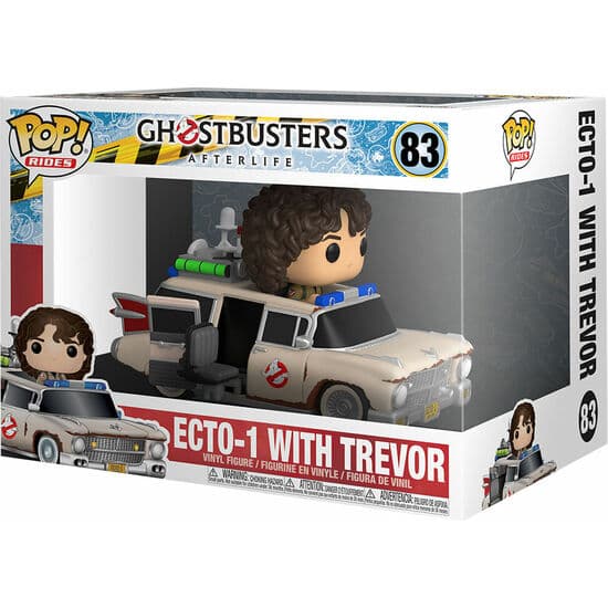 FIGURA POP GHOSTBUSTERS AFTERLIFE RIDE ECTO 1 WITH TREVOR