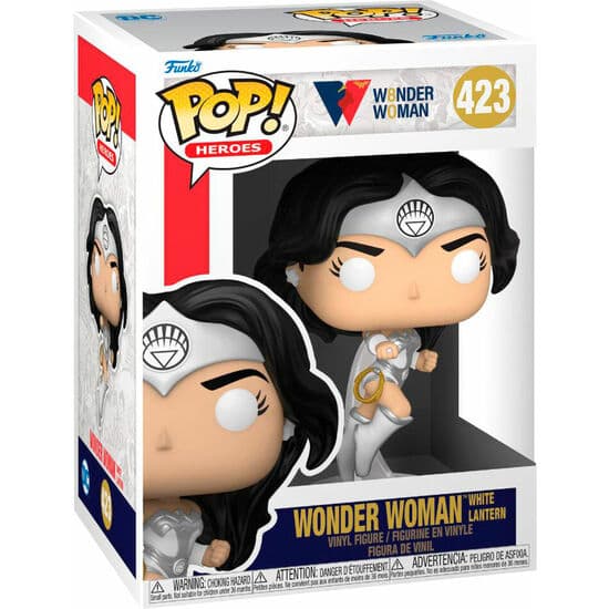 FIGURA POP DC WONDER WOMAN 80TH WONDER WOMAN WHITE LANTERN