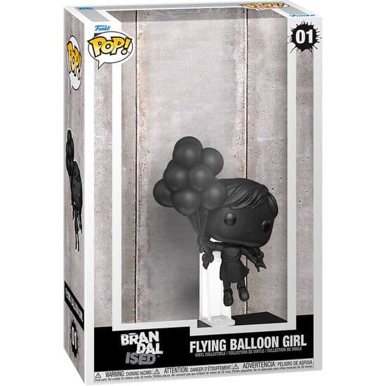 FIGURA POP ART COVER BRANDALISED FLYING BALLOON GIRL
