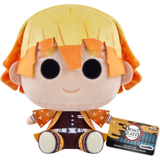 PELUCHE ZENITSU AGATSUMA DEMON SLAYER KIMETSU NO YAIBA 17,5CM