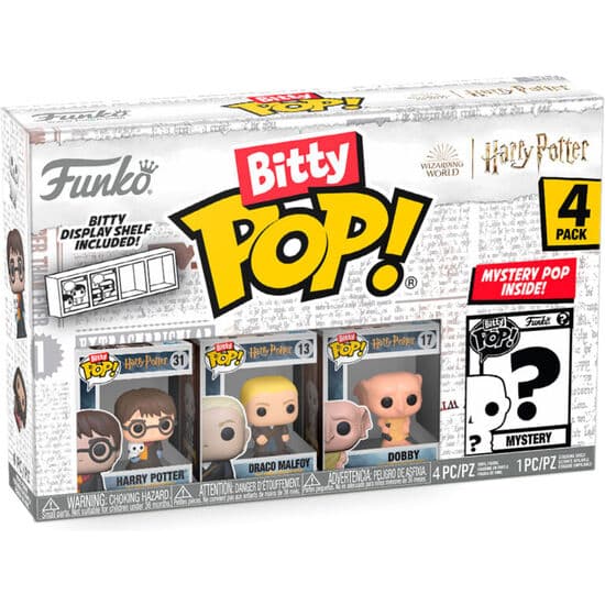 BLISTER 4 FIGURAS BITTY POP HARRY POTTER – HARRY POTTER