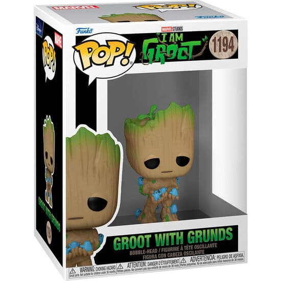 FIGURA POP MARVEL I AM GROOT – GROOT WITH GRUNDS