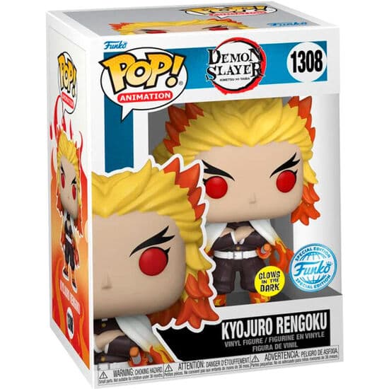FIGURA POP DEMON SLAYER KIMETSU NO YAIBA KYOJURO RENGOKU EXCLUSIVE
