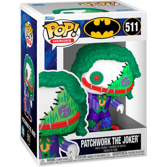 FIGURA POP DC COMICS PATCHWORK JOKER