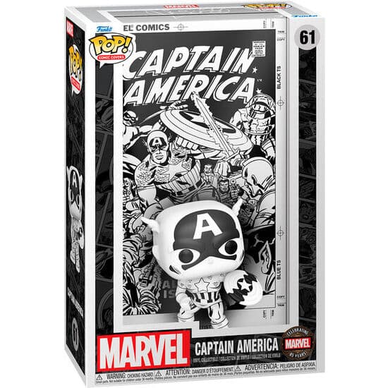 FIGURA POP COMIC COVERS MARVEL CAPTAIN AMERICA