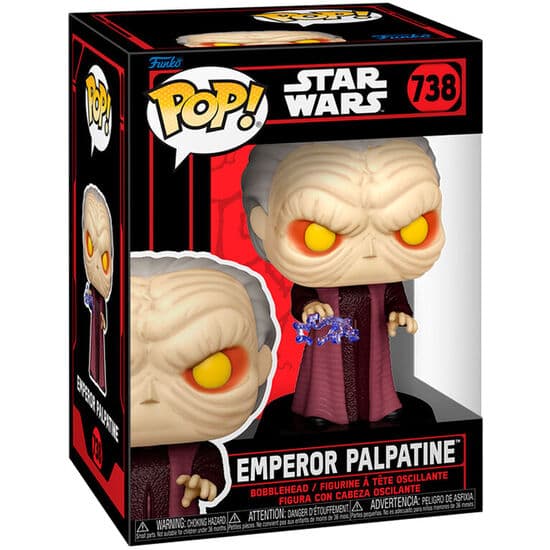 FIGURA POP STAR WARS EMPEROR PALPATINE