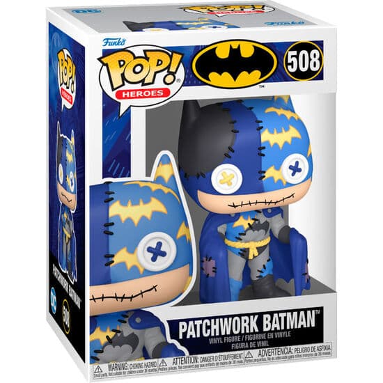 FIGURA POP DC COMICS PATCHWORK BATMAN